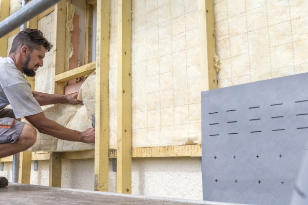 Isolation par l'extérieur d'une façade