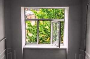 Une fenêtre double vitrage