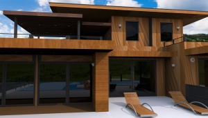 maison passive moderne en bois