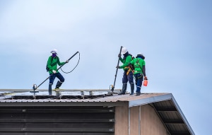 Nettoyage de panneau solaire