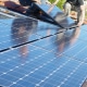 Installation des panneaux solaires